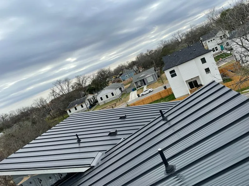 Standing seam metal roof panels with vents for Skylight Repair in Centralia
